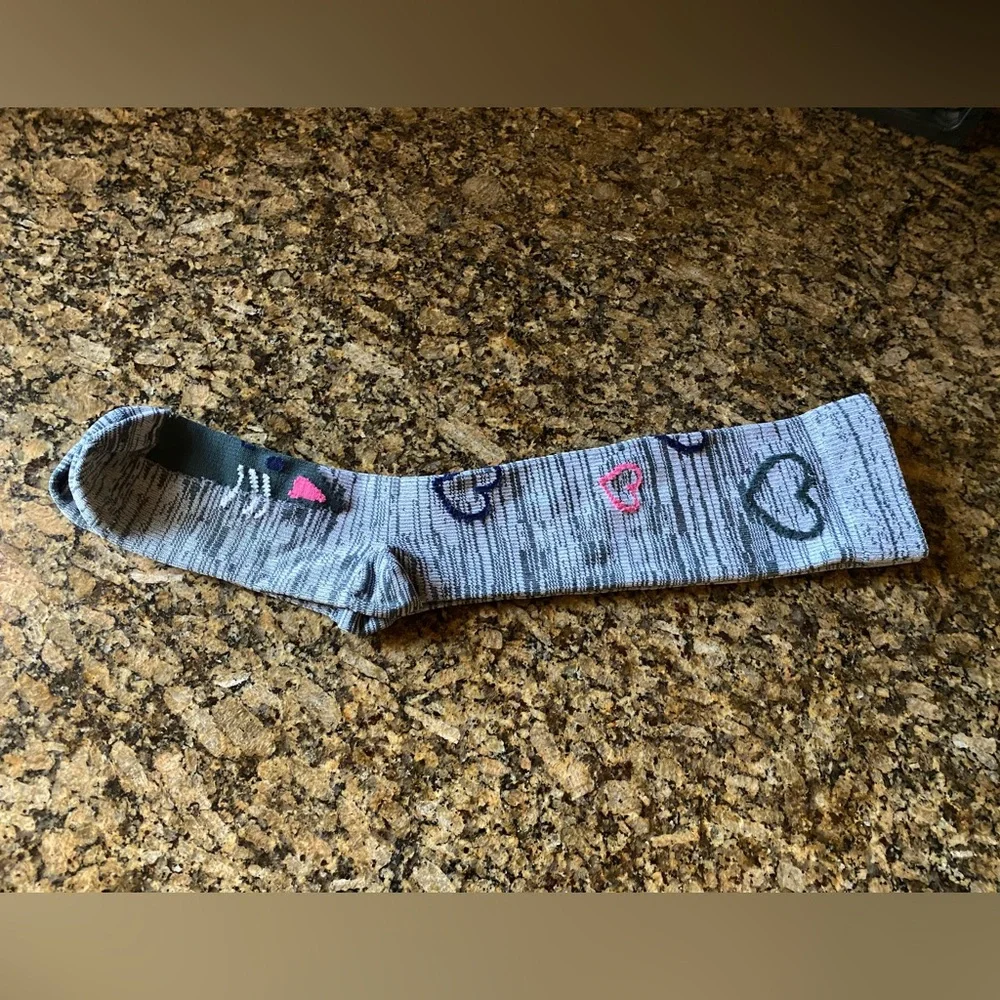 Compression socks Gray Cat and Heart - Picture 2 of 2